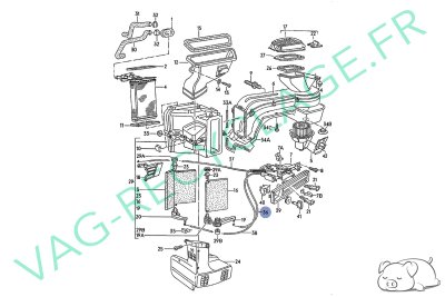 Câble de commande de chauffage long 191819831 pour Golf 2 Jetta 2 Corrado - Image 3