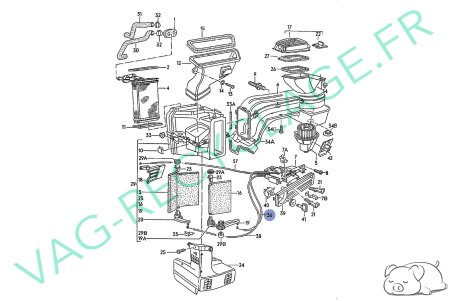 Câble de commande de chauffage long 191819831 pour Golf 2 Jetta 2 Corrado - Image 3