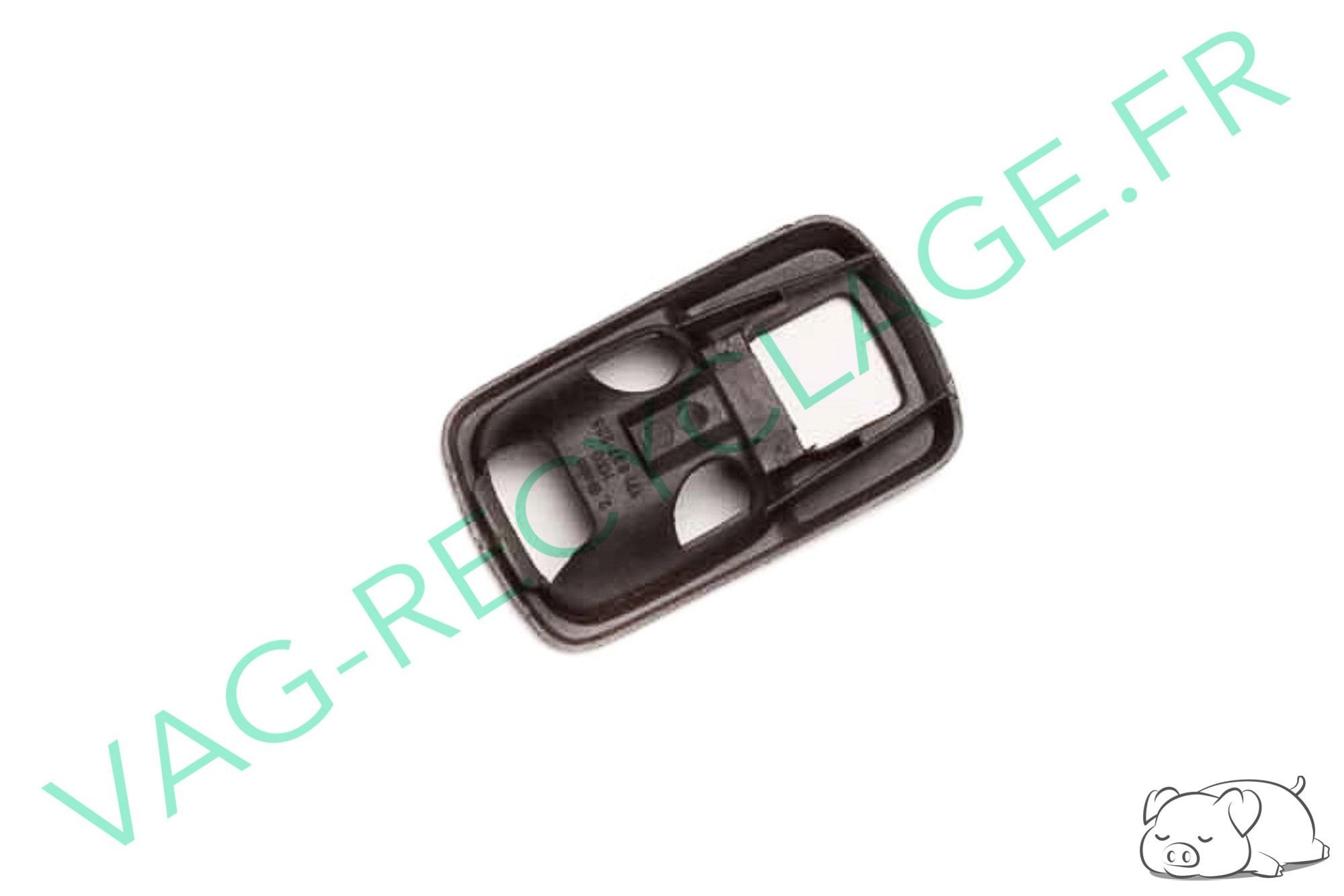 Poignée De Porte Intérieure Pour Renault Clio II, Mégane I, Scénic I, Trafic - Lot De 2, En Plastique Noir, Installation Facile