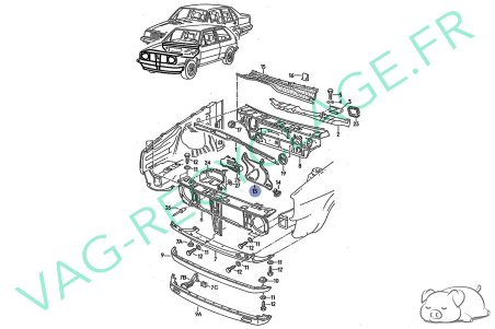 Tôle pare-chaleur turbo 191803312 pour Volkswagen Golf 2 et Volkswagen Jetta 2 - Image 4