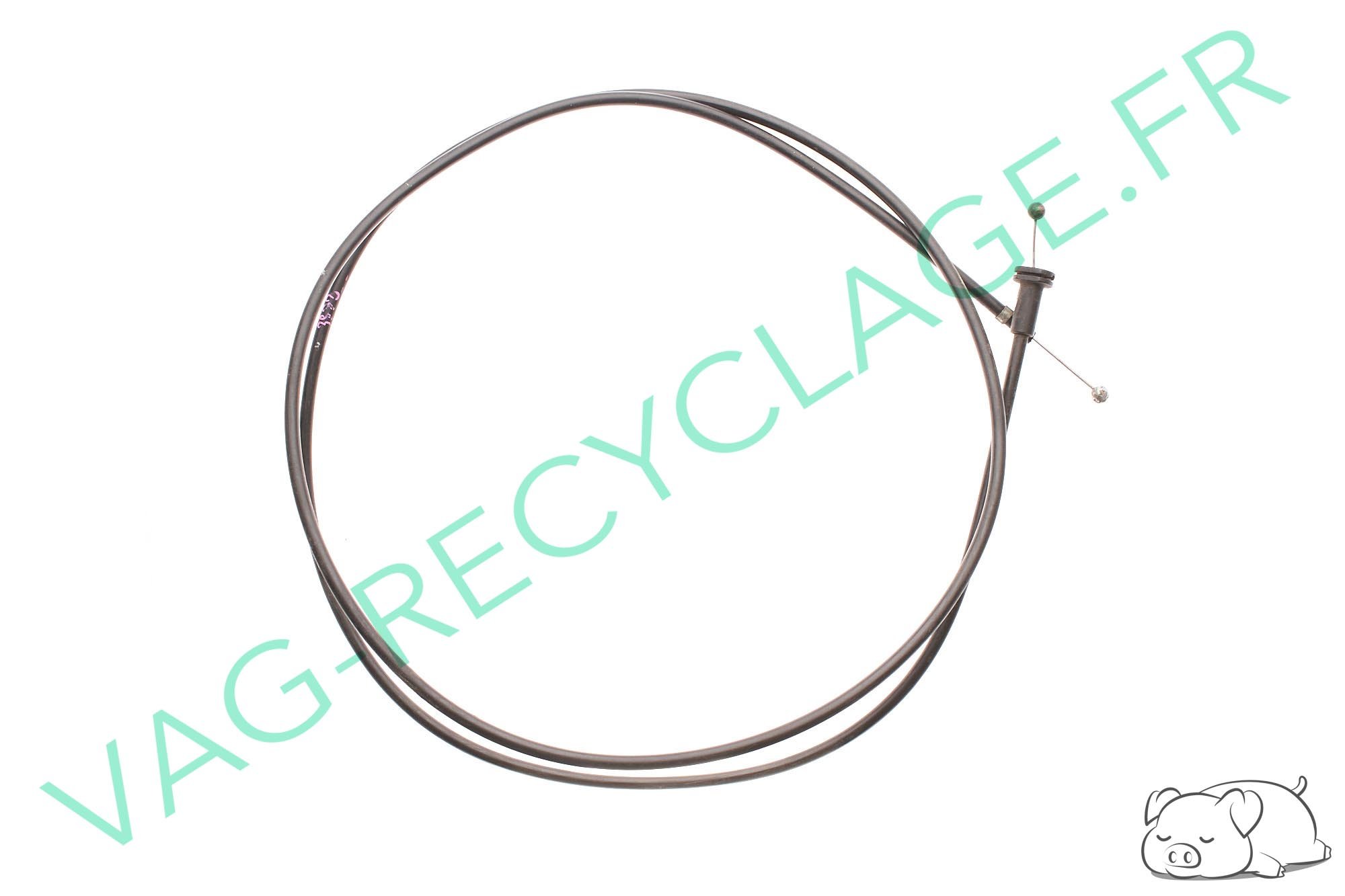 Câble ouverture capot 192823531 pour Volkswagen Golf 2 et Volkswagen Jetta 2 - Image 1