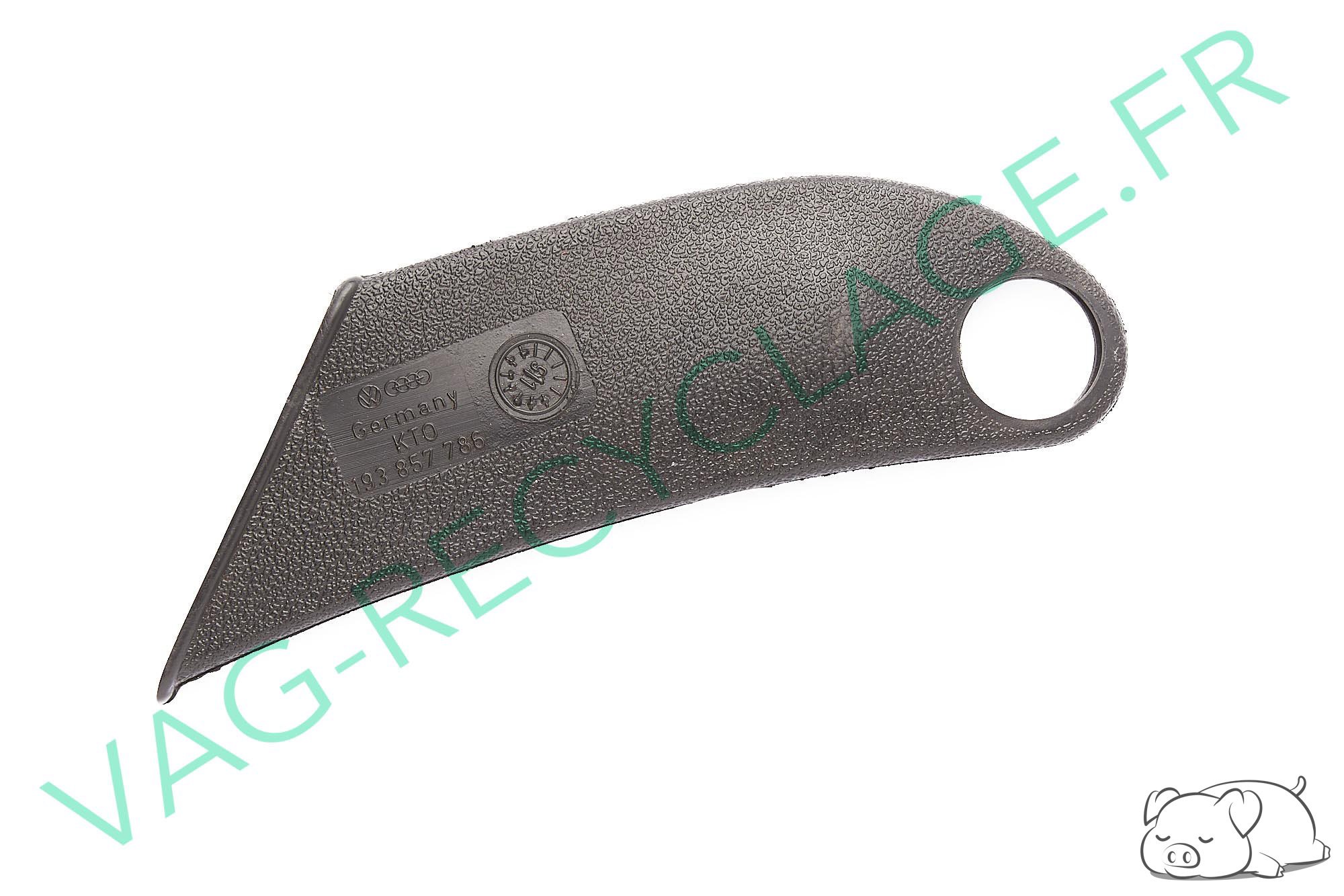 Cache bas de ceinture avant 193857786 pour Golf 2 et Jetta 2 - Image 1