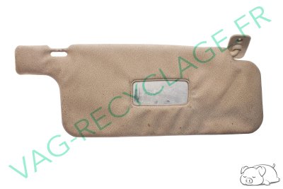 Pare-soleil droit beige 191857552 pour Volkswagen Jetta 2 et Golf 2 - Image 1