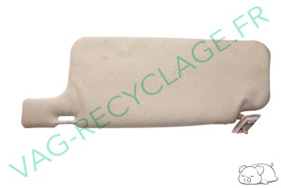 Pare-soleil droit beige 191857552 pour Volkswagen Jetta 2 et Golf 2 - Image 1