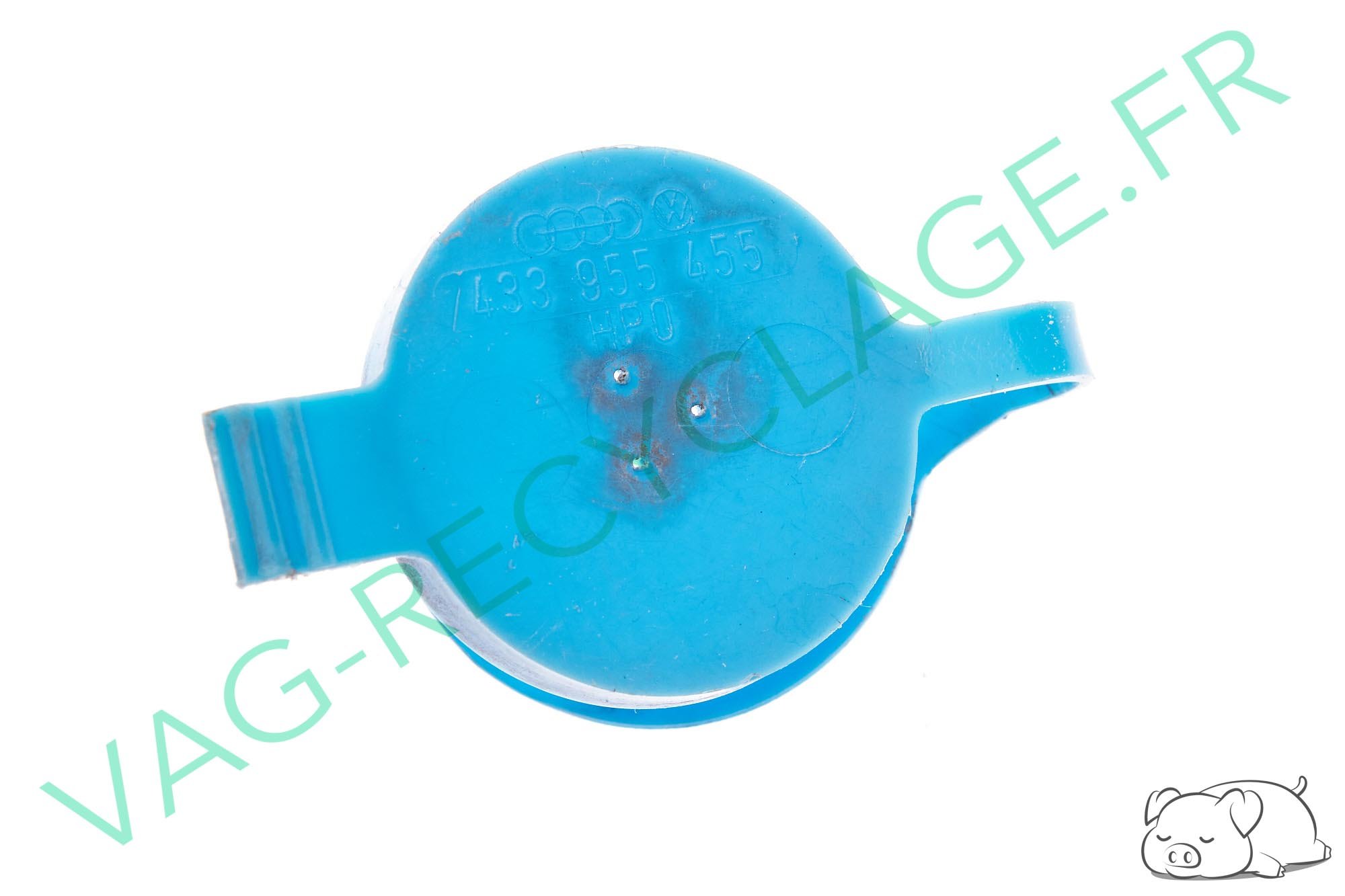 Bouchon de lave-glace bleu 433955455 Golf 2 Jetta 2 Scirocco 2 Polo 2 Corrado - Image 1