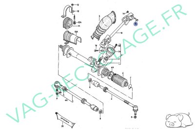 Boulon cardan de direction N01033512 N0221464 Corrado Golf 2 Golf 1 Cab Jetta - Image 3