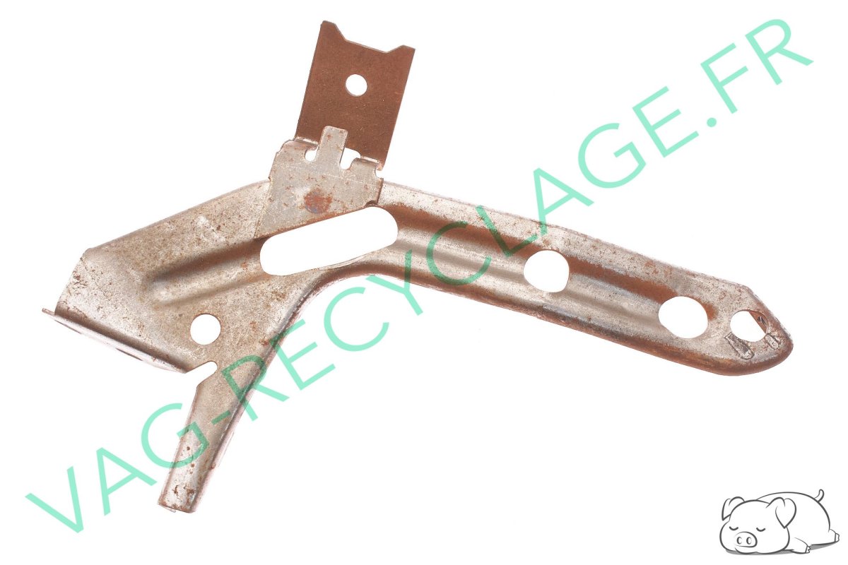 Patte support tableau de bord milieu gauche 191857219 pour Golf 2 et Jetta 2 - Image 1