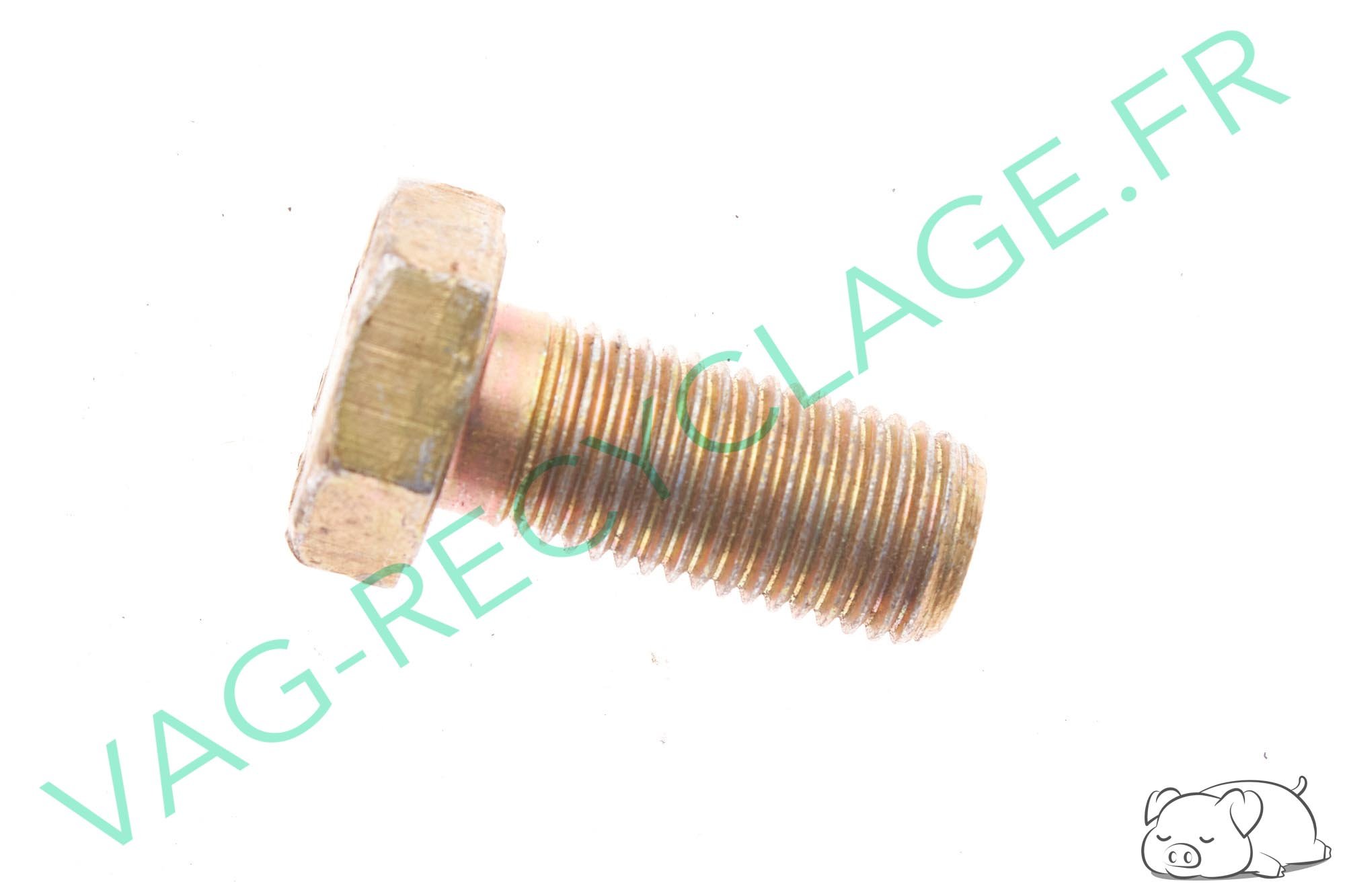 Vis boulon ceinture sécurité 7/16"x25mm 111857799 Volkswagen Seat Skoda Audi - Image 1
