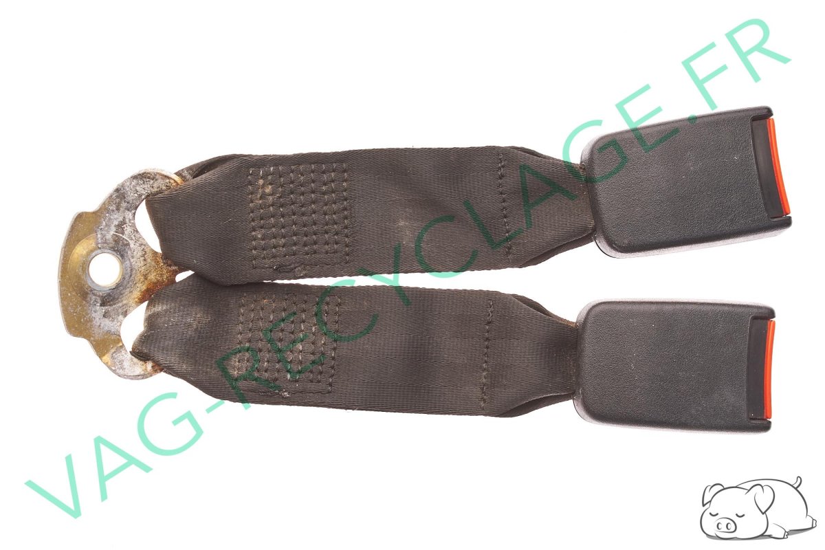 Double bouche de ceinture de sécurité arrière 191857739 pour Volkswagen Golf 2 - Image 1