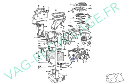 Contacteur vitesse de ventilation 191959511 Golf 1 Golf 2 Polo 2 Transporter - Image 8