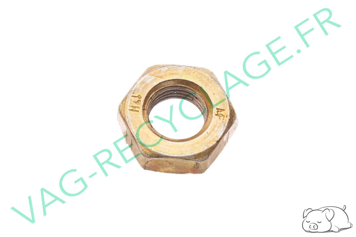 Ecrou 6 pans M10X1 N10328602 amortisseur arrière Golf 2 Golf 3 Polo Corrado - Image 1