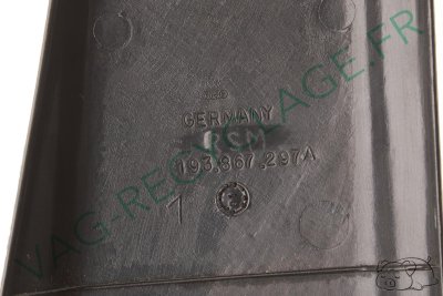 Cache montant porte milieu bas coté gauche 193867297A pour Golf 2 et Jetta 2 - Image 4