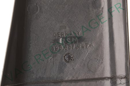 Cache montant porte milieu bas coté gauche 193867297A pour Golf 2 et Jetta 2 - Image 4