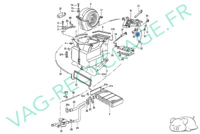 Contacteur de vitesse de ventilation blanc 191-171959511 Audi 80 B2 Audi Coupé - Image 7