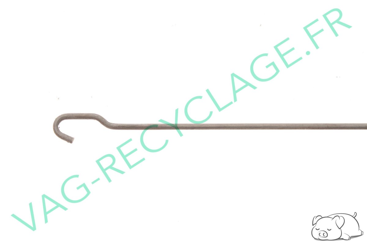 Tringle poignée de porte intérieure arrière 193839081 pour Golf 2 et Jetta 2 - Image 1