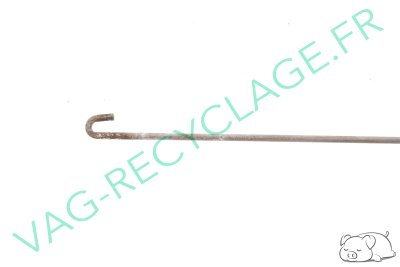 Tringle poignée de porte intérieure arrière 193839081 pour Golf 2 et Jetta 2 - Image 1