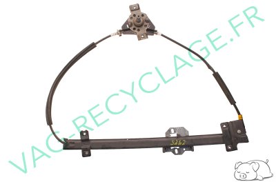 Remonte-vitre manuel avant passager 191837402B pour Golf 2 et Jetta 2 - Image 1