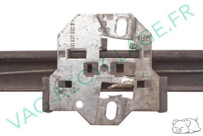 Remonte-vitre manuel avant passager 191837402B pour Golf 2 et Jetta 2 - Image 1