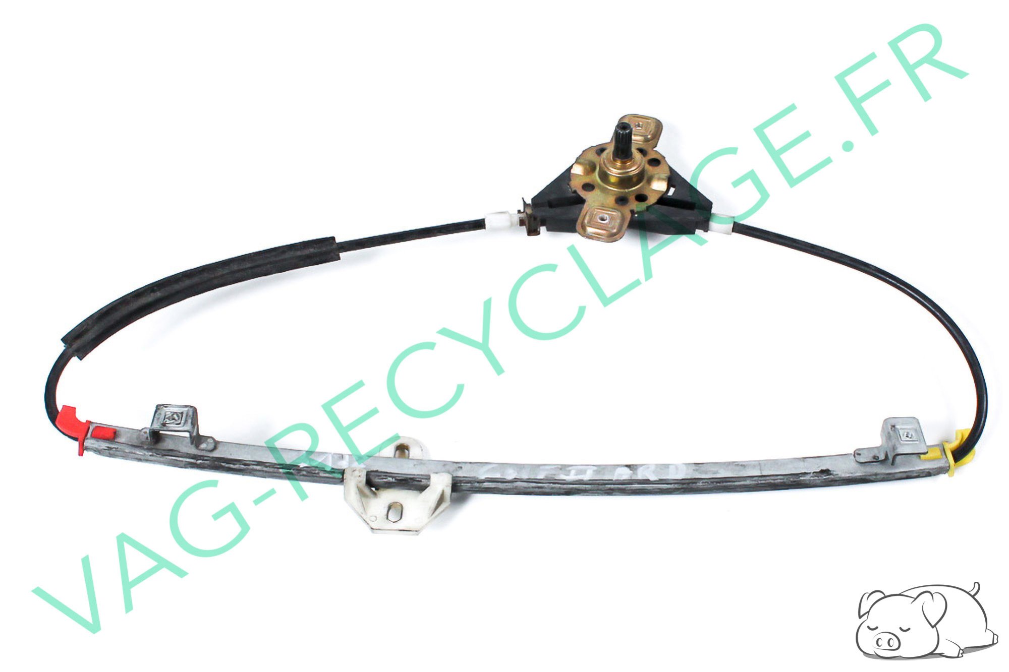 Remonte-vitre manuel arrière droit 193839402 pour Golf 2 Jetta 2 Passat 2 B2 - Image 1