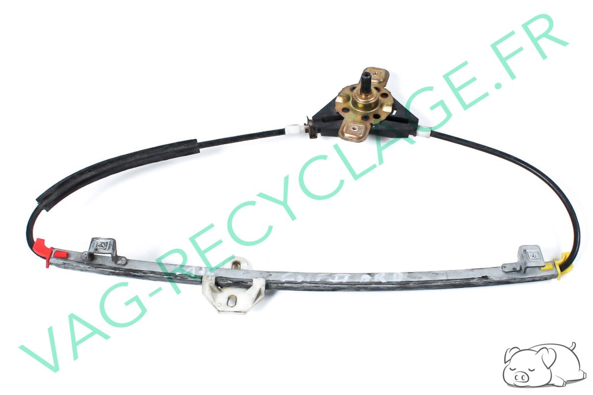 Remonte-vitre manuel arrière droit 193839402 pour Golf 2 Jetta 2 Passat 2 B2 - Image 1