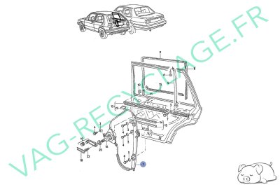 Remonte-vitre manuel arrière droit 193839402 pour Golf 2 Jetta 2 Passat 2 B2 - Image 4