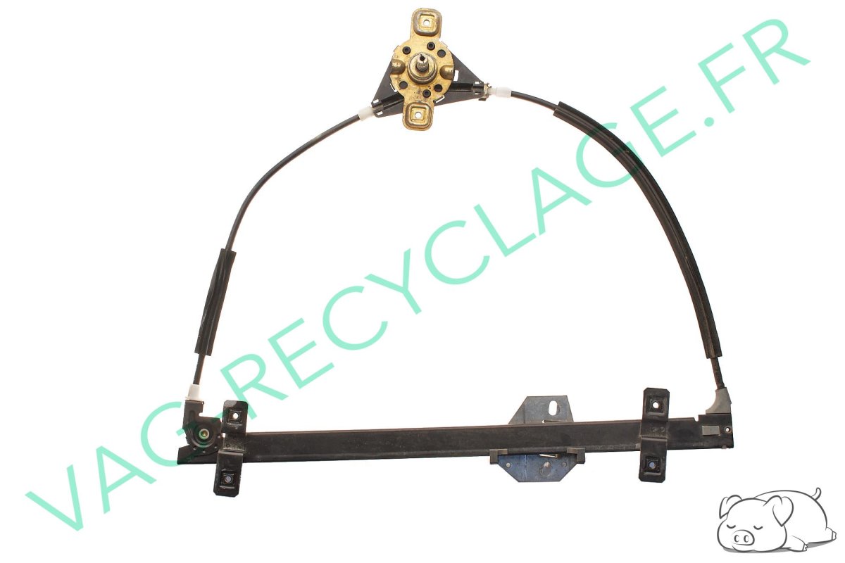 Remonte-vitre manuel avant gauche 191837401B pour Golf 2 et Jetta 2 - Image 1