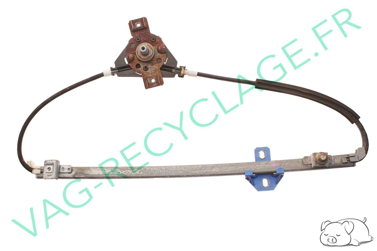 Remonte-vitre manuel arrière gauche 193839401 pour Golf 2 Jetta 2 Passat 2 B2 - Image 1