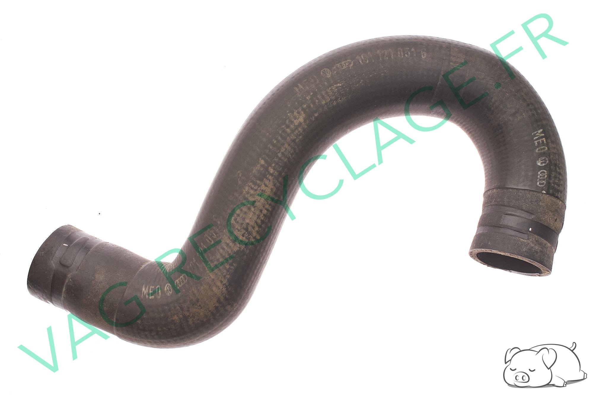 Durite refroidissement inférieure radiateur 191121051G pour Golf 2 et Jetta 2 - Image 1