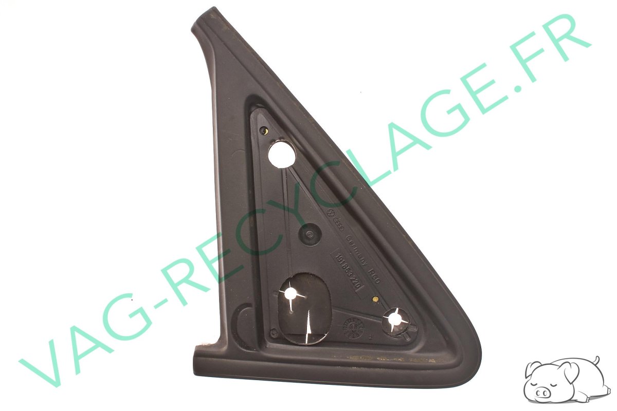 Platine rétroviseur extérieur droit 191853220 pour Golf 2 et Jetta 2 - Image 1