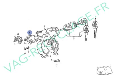 Contacteur neiman 6N0905865 6 broches Golf Corrado Passat Polo Transporter - Image 5