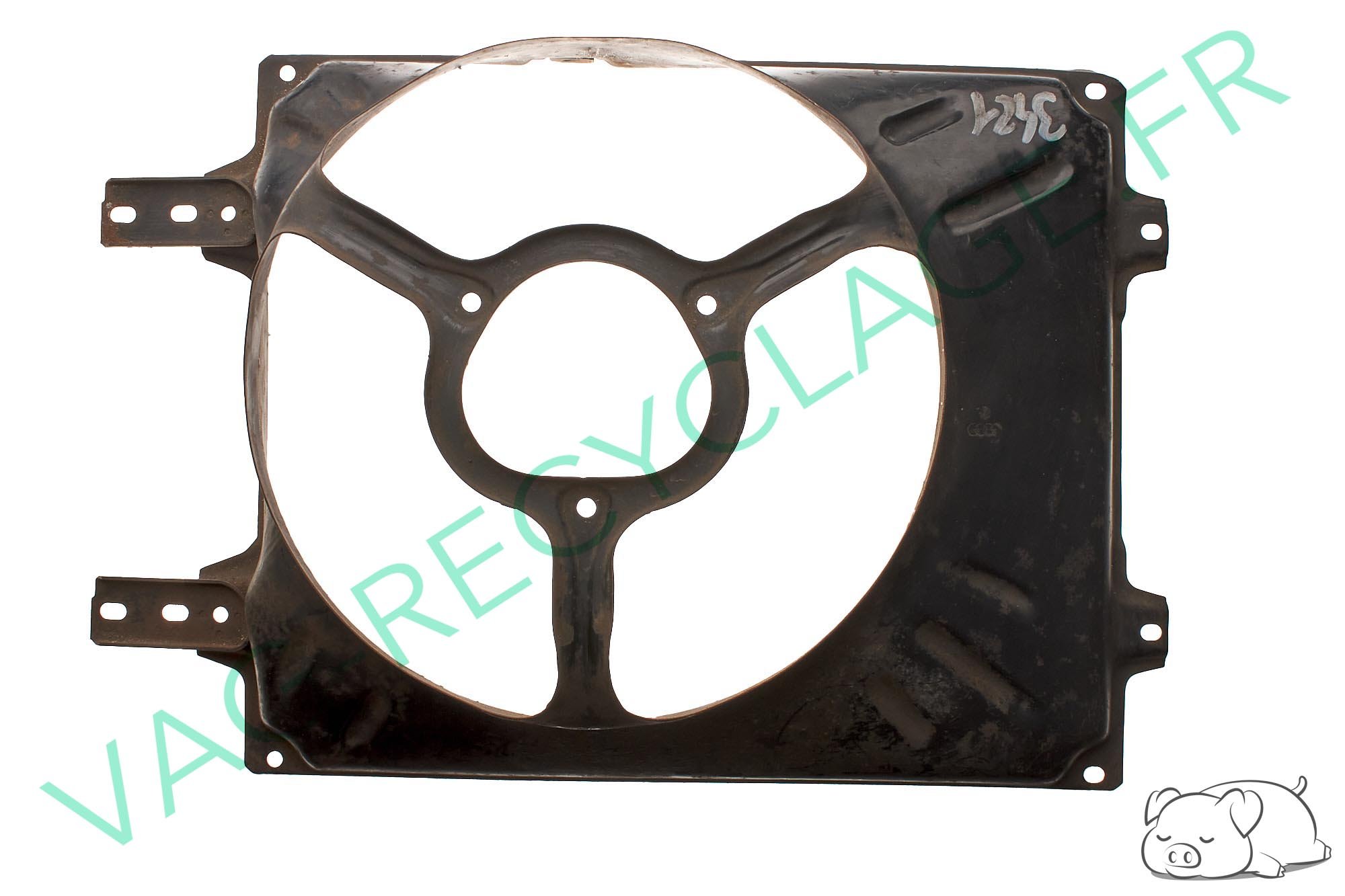 Carter de radiateur moteur 171121207H Golf 1 Golf 1 Cab Jetta 1 Scirocco 2 - Image 1