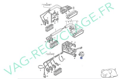 Support faisceau commodo 357971843 Pour Golf 2 Jetta 2 Passat 2 Passat 3 - Image 4