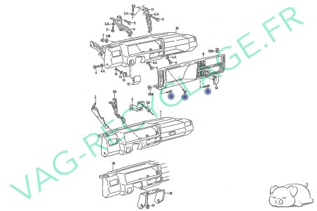 Vis tableau de bord N90241302 M3