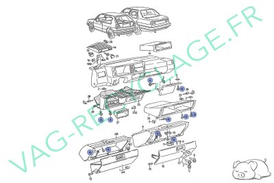 Vis tableau de bord N90241203 M4x20 pour Golf 2 et Jetta 2 - Image 3