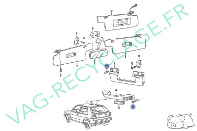 Vis poignée de maintient N01397520 M3