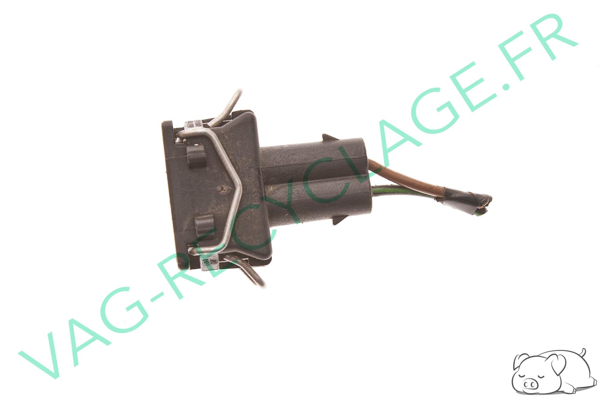 Fiche femelle 2 pôles 357972752 pour Volkswagen Seat Audi Skoda - Image 1