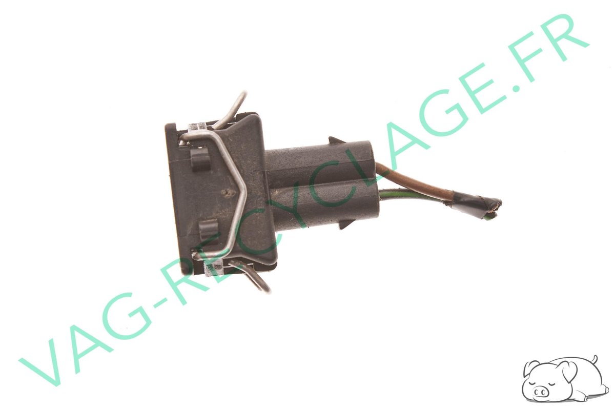 Fiche femelle 2 pôles 357972752 pour Volkswagen Seat Audi Skoda - Image 1