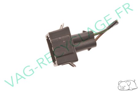 Fiche femelle 2 pôles 357972752 pour Volkswagen Seat Audi Skoda - Image 2