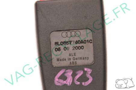 Ceinture de sécurité arrière centrale 8L0857713A Audi A3 8L (Maritime) - Image 3