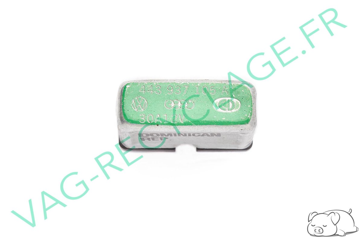 Fusible thermique relais 30A 12V 443937105A pour Volkswagen Audi Seat Skoda - Image 1