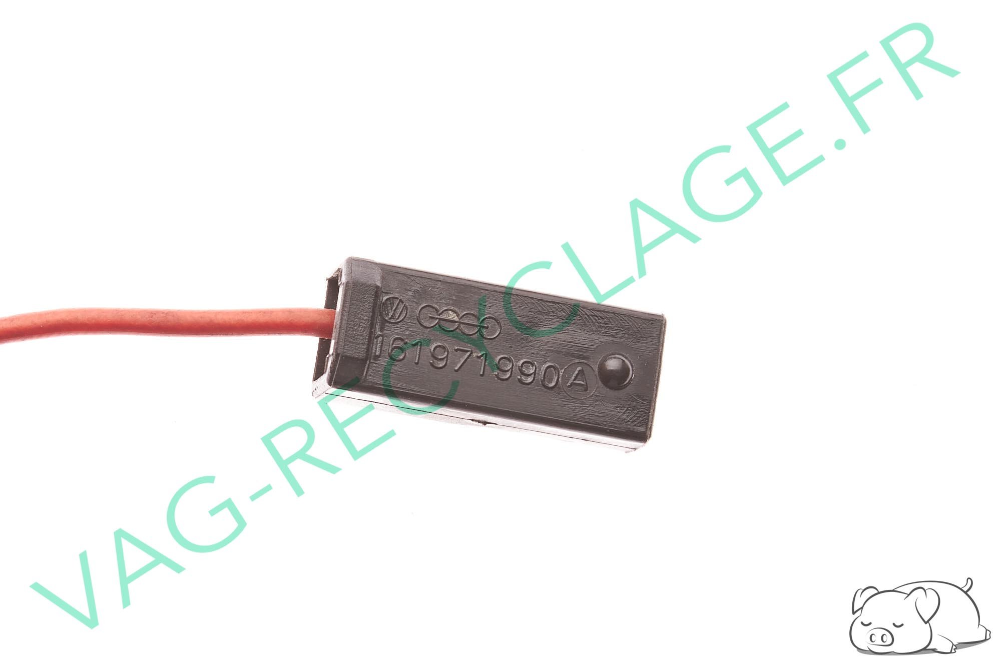 Boitier fiche plate 161971990A pour Seat Audi Volkswagen - Image 1