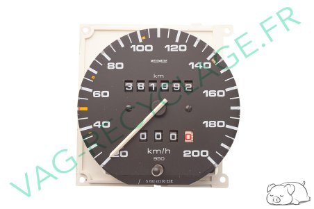 Compteur kilométrique 193957031C w950 200 km/h pour Golf 2 et Jetta 2 - Image 1