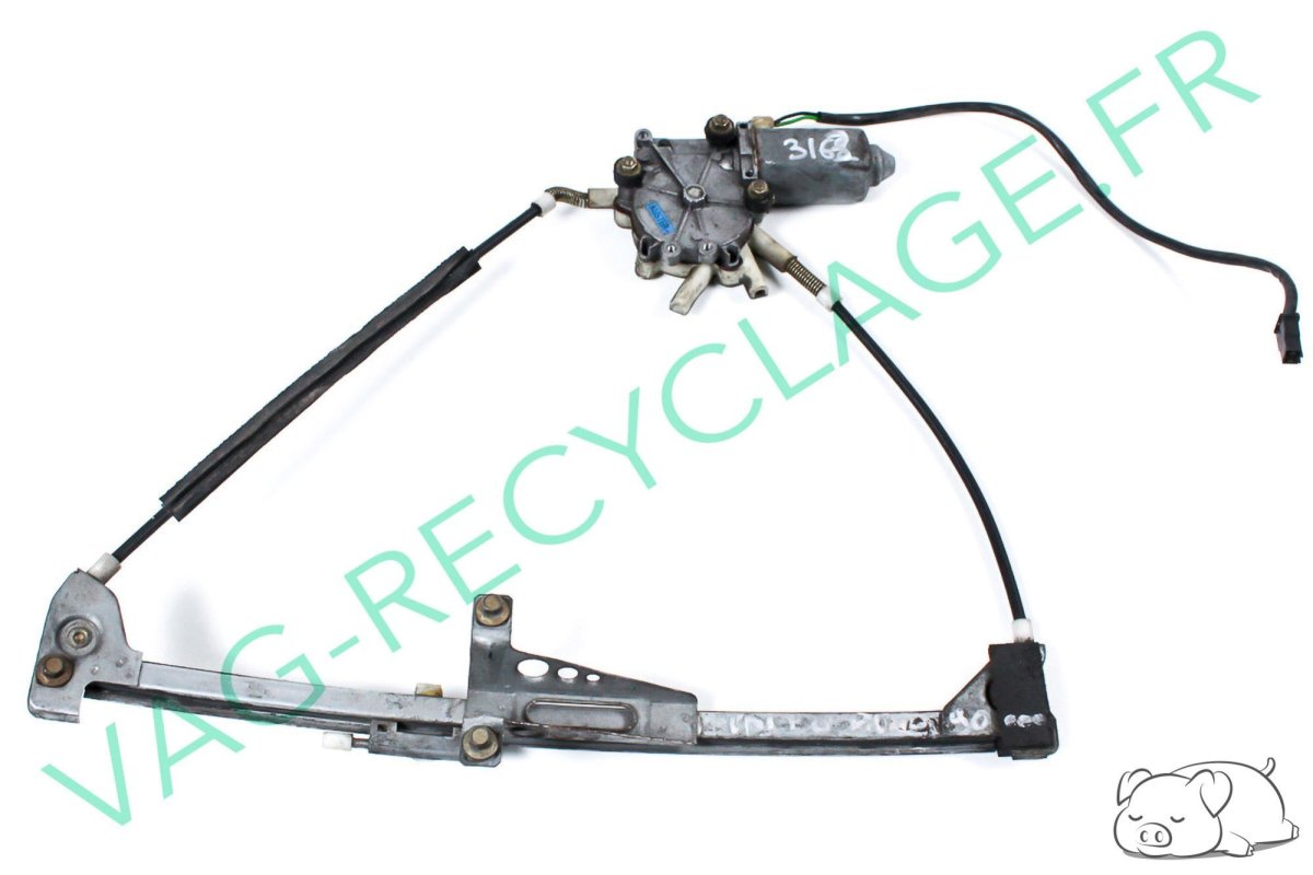 Remonte-vitre électrique avant gauche (mécanisme HS) pour Audi 80 B3 B4 et Audi 90 B3 - Image 1