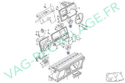 Jauge à essence Motometer 193919045 pour Volkswagen Jetta 2 et Golf 2 - Image 4