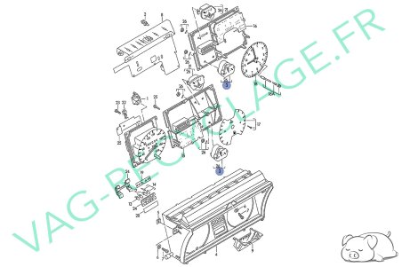 Jauge à essence Motometer 193919045 pour Volkswagen Jetta 2 et Golf 2 - Image 4