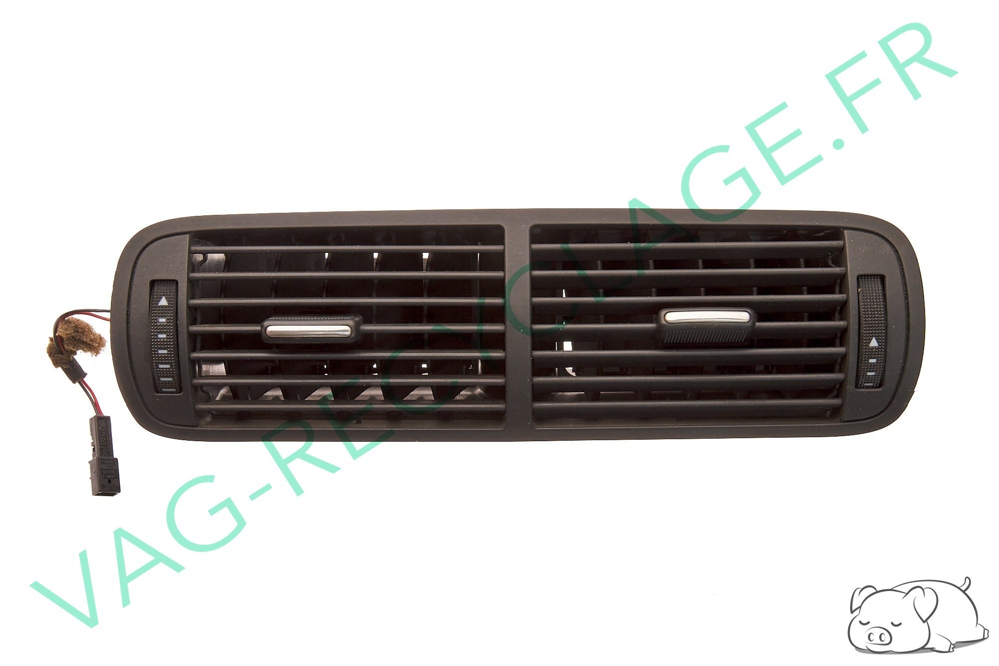 Grille ventilation centrale tableau bord 8L0820901C pour Audi A3 8L Phase 2 - Image 1