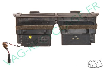 Grille ventilation centrale tableau bord 8L0820901C pour Audi A3 8L Phase 2 - Image 1