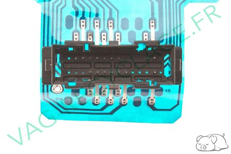 Clips fiche compteur Blanc 191919060B pour Jetta 2 et Golf 2 - Image 7