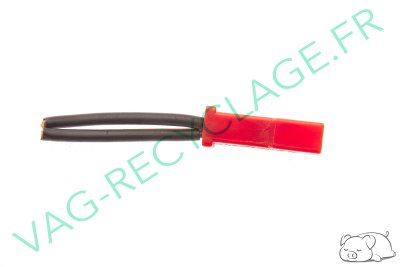 Boitier fiche plate mâle 161971976C pour Seat Audi Volkswagen - Image 1