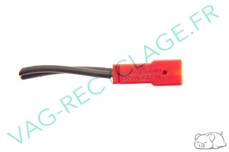 Boitier fiche plate mâle 161971976C pour Seat Audi Volkswagen - Image 3